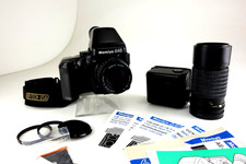 Mamiya 645 Pro SLR Sekor C 80/f2,8 +  210/f4 Rollfilm + Kleinbild Magazin jo024