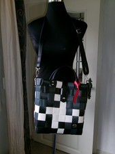 Ice Bag Witzgall schwarz-grau-weiß, mit Henkeln + Schultergurt, unbenutzt