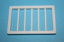  Playmobil Ersatzteil 3514 Raubtierwagen Zirkus Gitterfenster weiß Rückseite