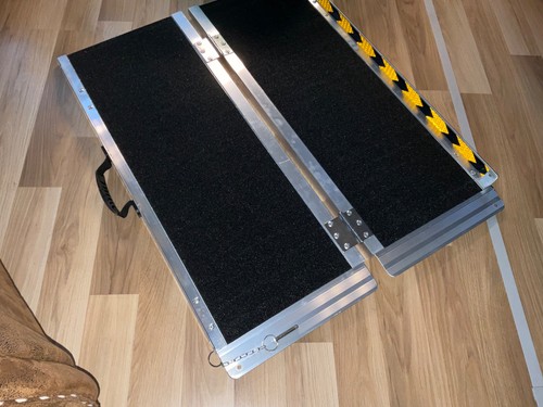 Auffahrrampe klappbar alu 91cm - alu,