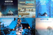 WIEHNACHTEN Schallplatten - 6 x Vinyl LP in 5 Alben - Weihnachtsdeko - Anhören