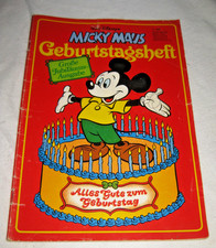 Micky Maus Geburtstagsheft 1978 große Jubiläumsausgabe Comic Heft