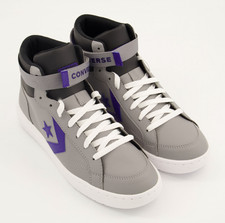 Sneaker Converse Pro Blaze V2 Mid Classic | Herren Sneaker 43 | Grau Lila Leder