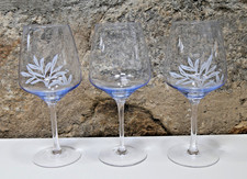 3 elegante große Weingläser