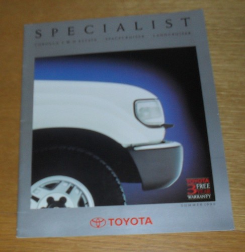 Toyota specialist prospekt - toyota,