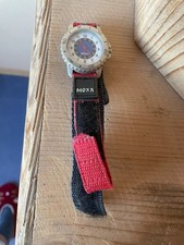ARMBANDUHR UHR SPORTUHR MEXX ROT BLAU KLETTVERSCHLUSS
