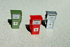 Zapfsäule (Doppelpack) 70er/80er Jahre Spur 0 Tankstelle 1:45 1:43 vers.Farben