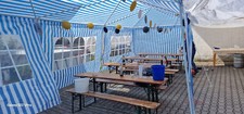 Partyzelt, 3 x 8 m gebraucht