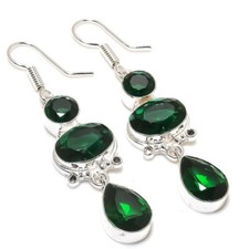 Handgefertigter Chromdiopsid