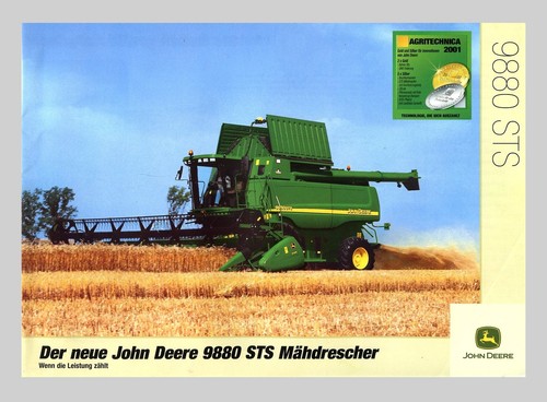 John deere mähdrescher 9880 - john,