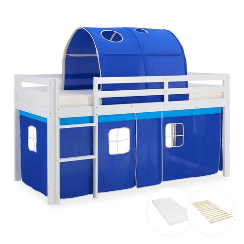Hochbett 90x200 kinderbett mit - 90x200,