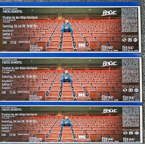 Finch tickets finchi - finch, „finchi‘s
