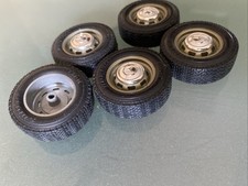 5 Räder Reifen Modellauto Mercedes Benz Dunlop 7.00 x 15 (3013 - 3519 - 7)