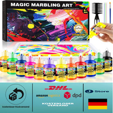 Wasserfarben Marmorieren | 10