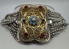 Kropfkette Silber 800 teil