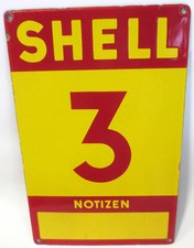 Shell emailschild emaille - shell,