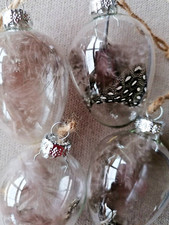 4 x Glaseier 8x6cm gefüllt