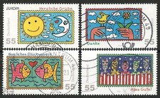 Grußmarken James Rizzi - 4 x