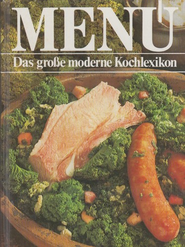 Menü das große - –, moderne