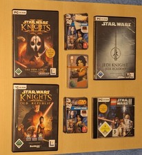 Star Wars Konvolut: 4 Spiele PC CD-ROM + 2 Packs Karten Spiel Neu Sealed 