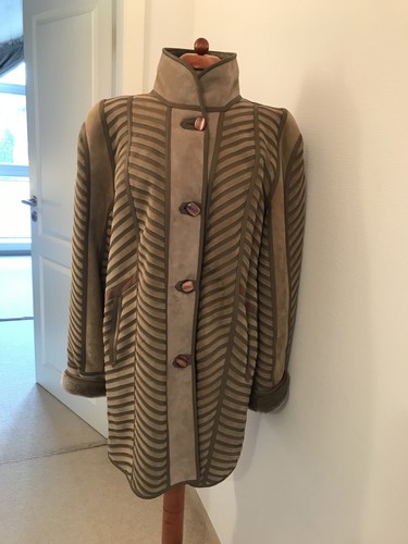 Echtpelzjacke vintage l xl - gr., l-xl