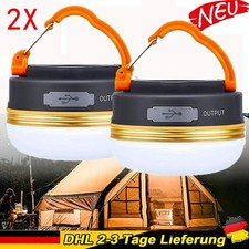 2X LED Camping Lampe Solar