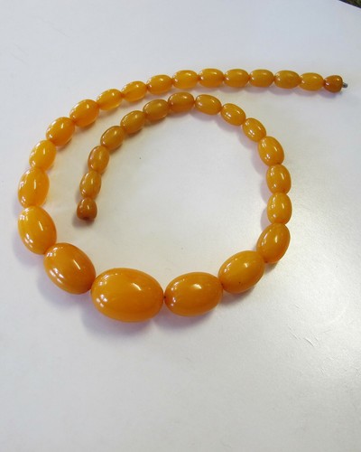 Bakelit kette oliven art - kette,