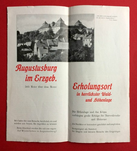 Reise prospekt augustusberg - reise,