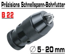Schnellspann Bohrfutter Für Tisch Stand CNC Bohrmaschine Futter 5-20mm Konus B22