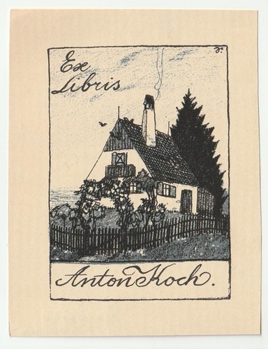 Rudolf sieck exlibris für - rudolf, sieck:
