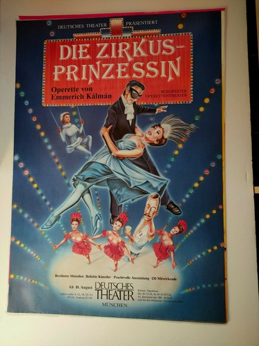 Plakat die zirkusprinzessin - plakat,