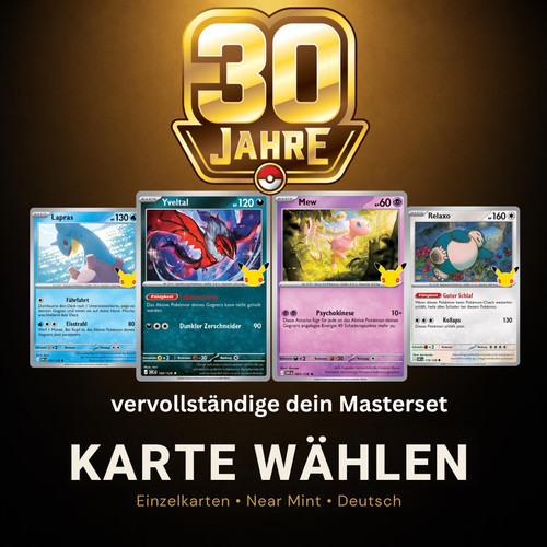 Pokemon jahre einzelkarten - pokemon, 30