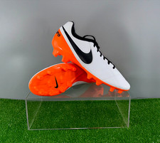 Nike Tiempo Mystic V FG 819236-108 US9,5 UK8,5 Weiß Schuhe Stollen Herren Fuß...