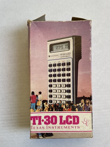 Texas instruments lcd - ti-30,