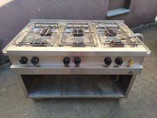 MKN Gastro Gas Herd 6 Brenner Flammen 120cm x 70cm Höhe 85cm Gasherd