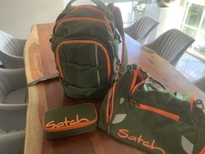 SATCH Schulrucksack Set 3 teilig Schulranzen Mäppchen Sporttasche Sonderedition
