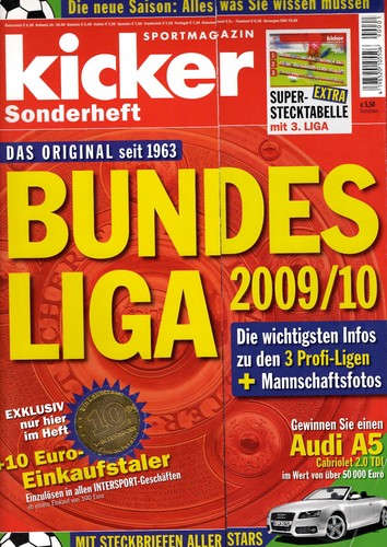 Kicker bundesliga sonderheft - bundesliga,