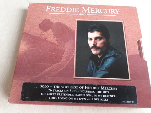 Freddie mercury solo 3xcd - freddie, --3xcd