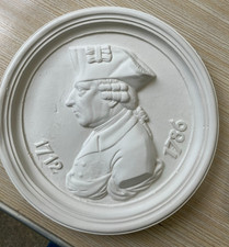Wandbild-Stuck Relief - Gips - Medallion -König von Preussen Friedrich der Große