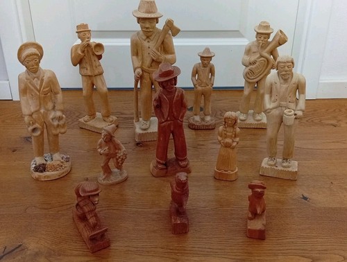 Handgeschnitztes holzfiguren - handgeschnitztes,