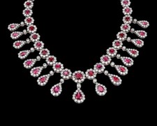 Antikes Burma Lab Rubin und CZ