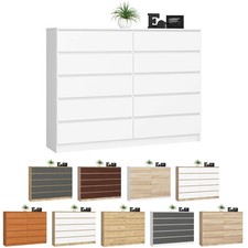 Kommode AKORD K160 mit 10 Schubladen B160 x H121 x T40 cm