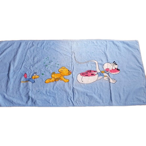 Diddl handtuch badetuch blau - handtuch,