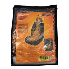 Walser CarComfort Sitzauflage aus Holzperlen, Sitzaufleger Holzkugeln, Massage