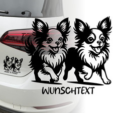 Chihuahua aufkleber paar hunde - chihuahua,