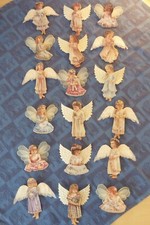 18 Porzellan Engel / Angel mit Flügel - The Bradford Edition mit Zertifikaten