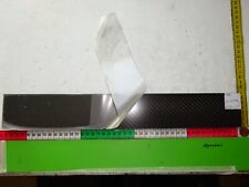 11 mm min 43,5 x 6,3 cm A949 einseitig Gewebe reine CFK Carbon Kohlefaser Platte