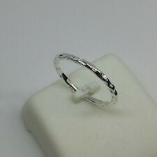 Silberring ohne Stein - 925 Silber - unebene Oberfläche, Gr. 44  bis  Gr. 68