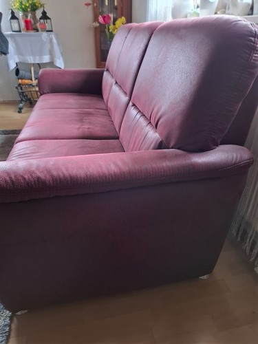 Sitzer seddle sofa bordeaux - 3-sitzer,