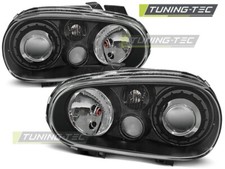VW Golf 4 R32 Optik Scheinwerfer mit Xenon Optik Linse Schwarz 1997-2004 